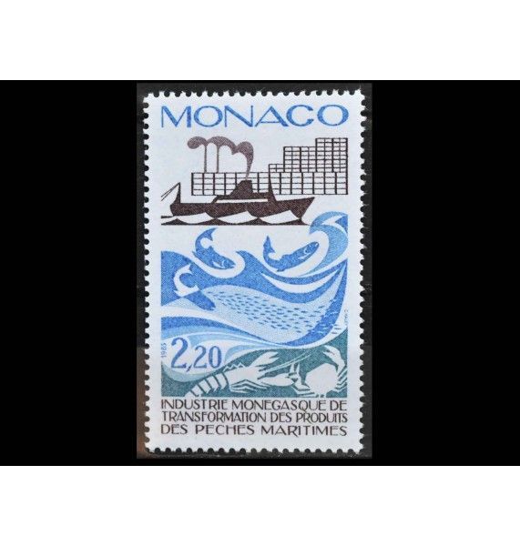 Монако 1985 г. "Рыбная промышленность" Монако 1985 г. "Рыбная промышленность"