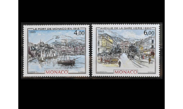 Монако 1985 г. "Монте-Карло и Монако в Прекрасную эпоху"