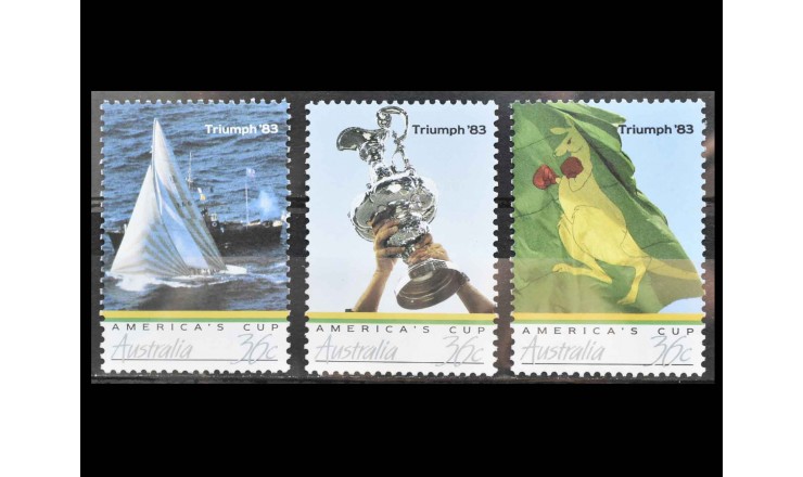 Австралия 1986 г. "Победа яхты "Australia II" в Кубке Америки" Австралия 1986 г. "Победа яхты "Australia II" в Кубке Америки"