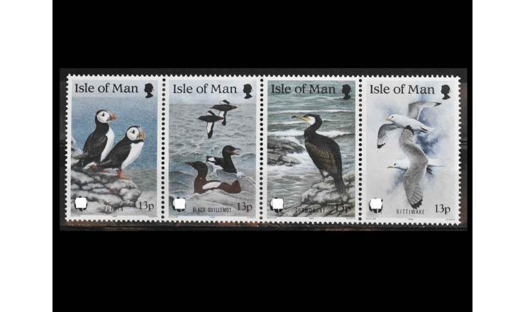 Остров Мэн 1989 г. "Морские птицы"
