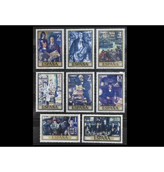 Испания 1972 г. "Картины Хосе Гутьерреса Солана" Испания 1972 г. "Картины Хосе Гутьерреса Солана"