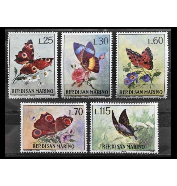 Сан-Марино 1963 г. "Бабочки" Сан-Марино 1963 г. "Бабочки"