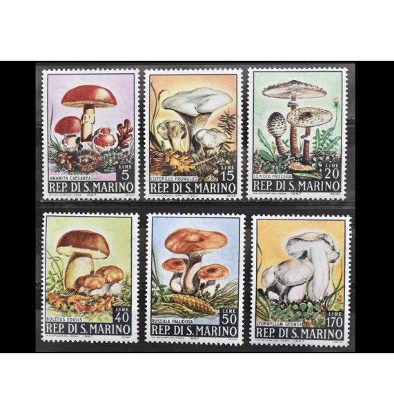 Сан-Марино 1967 г. "Грибы" Сан-Марино 1967 г. "Грибы"