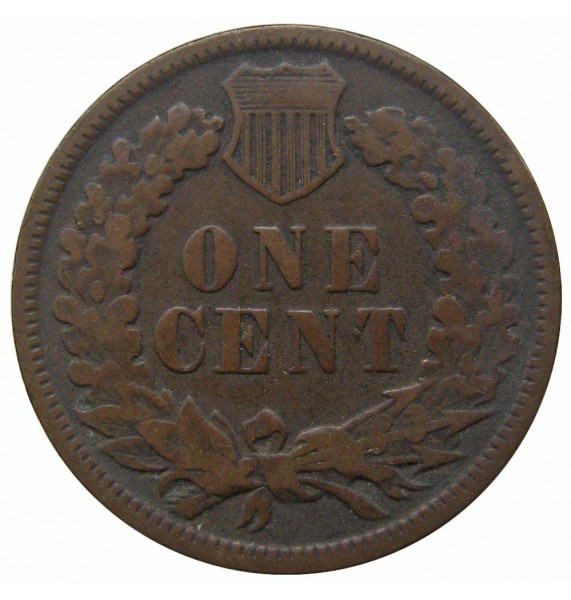США 1 цент 1880 г.