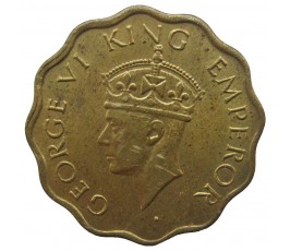 Индия 1 анна 1945 г.
