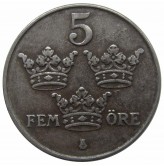 Швеция 5 эре 1944 г.