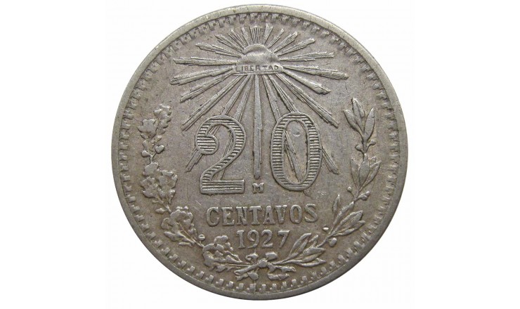 Мексика 20 сентаво 1927 г.