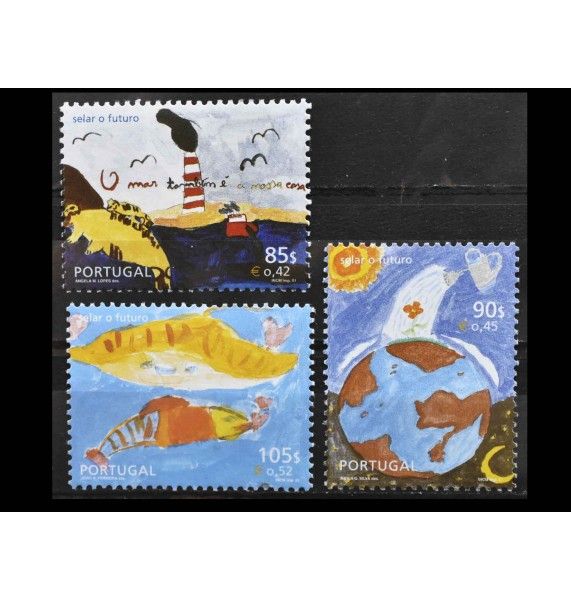 Португалия 2001 г. "Конкурс детских рисунков на тему Охраны окружающей среды" Португалия 2001 г. "Конкурс детских рисунков на тему Охраны окружающей среды"