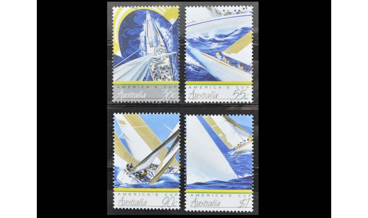Австралия 1987 г. "Парусная регата для Американского Кубка"