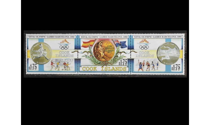 Острова Кука 1992 г. "Летние Олимпийские игры, Барселона"