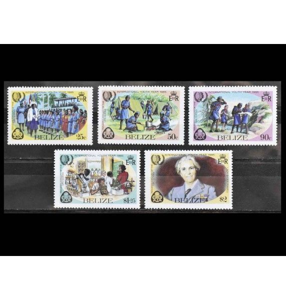 Белиз 1985 г. "Международный год молодежи" Белиз 1985 г. "Международный год молодежи"