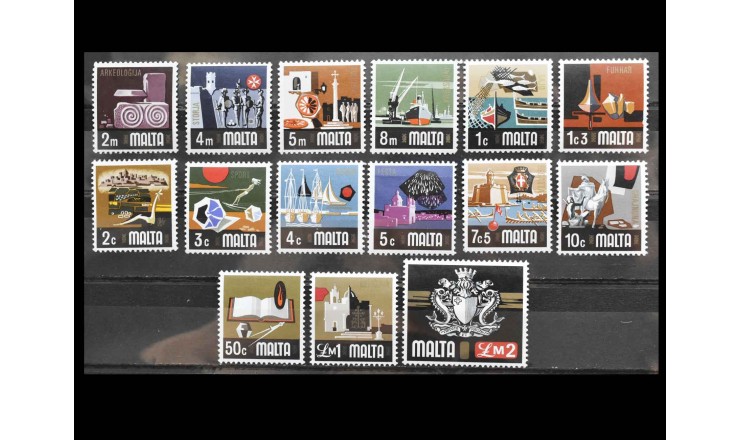 Мальта 1973 г. "Особенности Мальты"