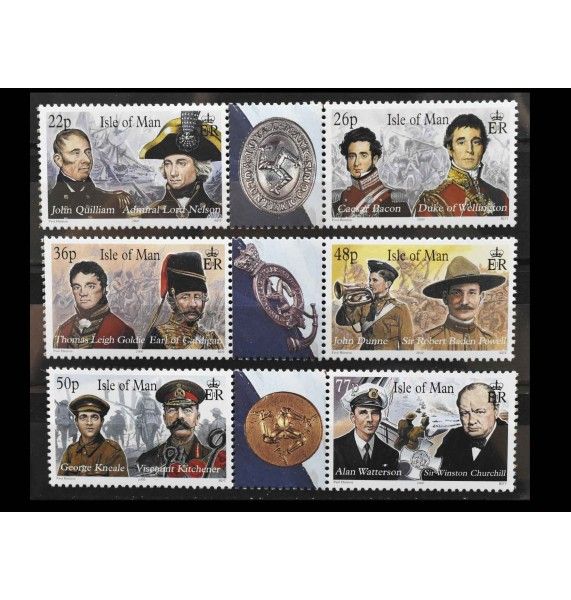 Остров Мэн 2000 г. "Военачальники" (купоны) Остров Мэн 2000 г. "Военачальники" (купоны)