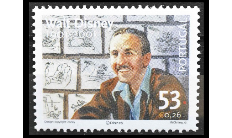 Португалия 2001 г. "Уолт Дисней" 
