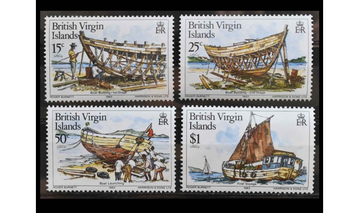 Британские Виргинские Острова 1983 г. "Судостроение"
