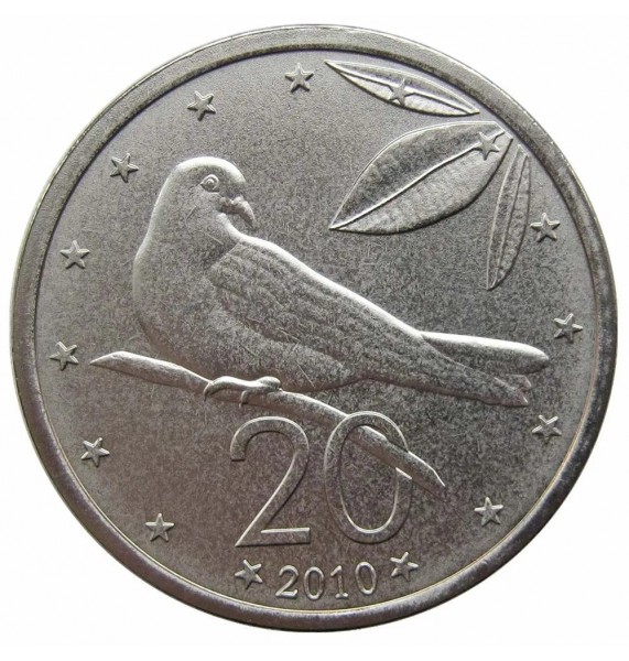 Острова Кука 20 центов 2010 г.