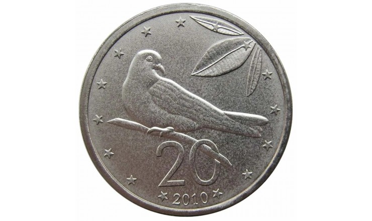 Острова Кука 20 центов 2010 г.