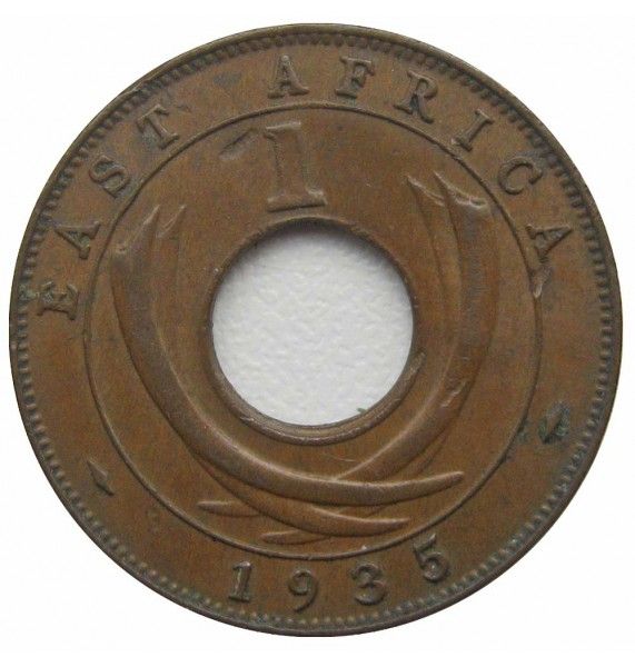 Британская Восточная Африка 1 цент 1935 г.