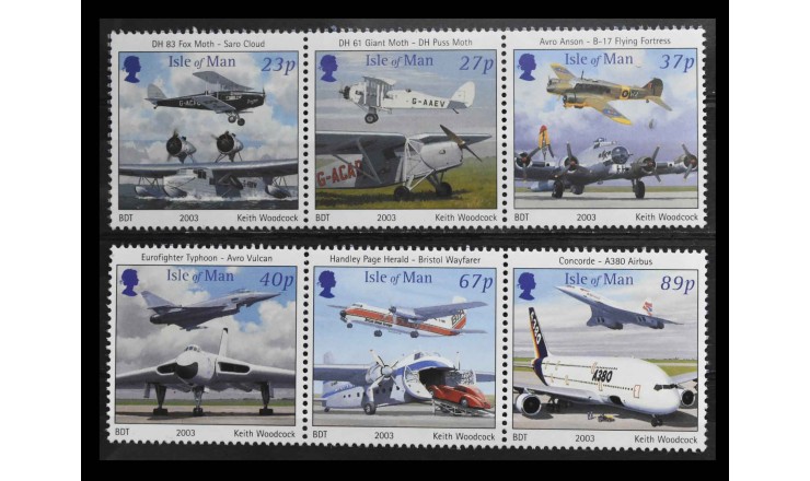 Остров Мэн 2003 г. "Авиация"