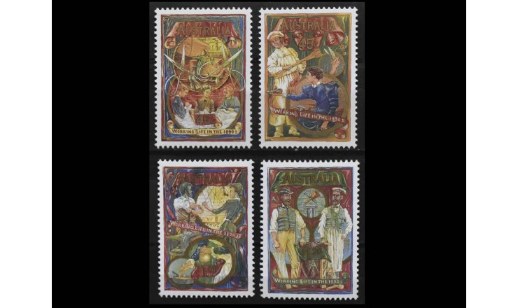 Австралия 1993 г. "Трудовая жизнь в 1890‑х годах"