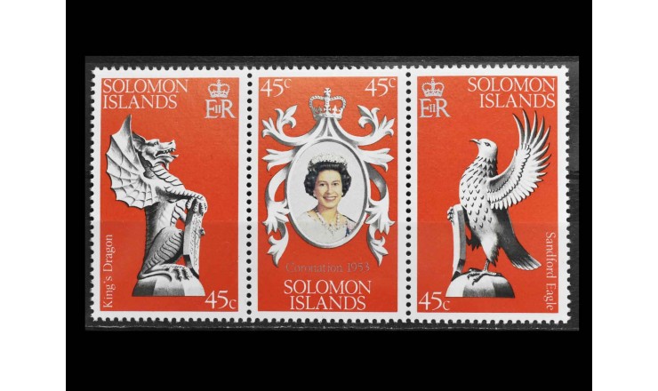 Соломоновы острова 1978 г. "25 лет коронации Королевы Елизаветы II" Соломоновы острова 1978 г. "25 лет коронации Королевы Елизаветы II"