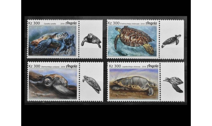 Ангола 2018 г. "Морские черепахи" (купоны)