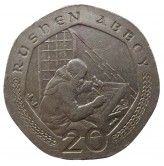 Остров Мэн 20 пенсов 2000 г. AA