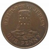 Джерси 1 пенни 1988 г.
