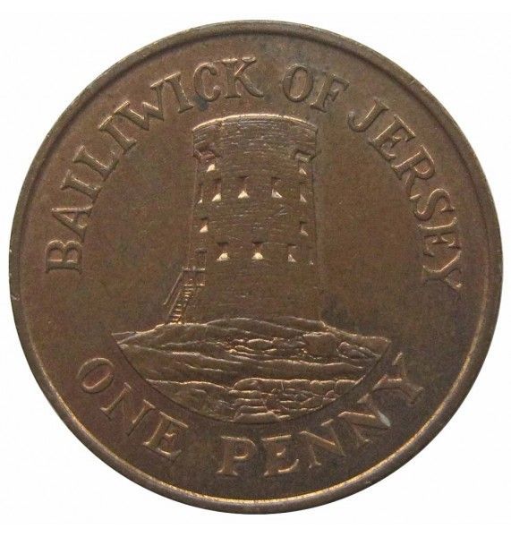 Джерси 1 пенни 1988 г.