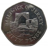 Джерси 50 пенсов 2006 г.