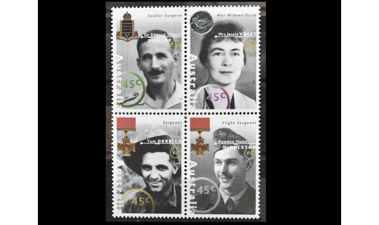 Австралия 1995 г. "Австралийские герои Второй мировой войны"