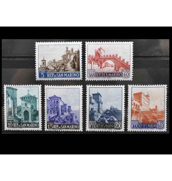 Сан-Марино 1966 г. "Архитектура" Сан-Марино 1966 г. "Архитектура"