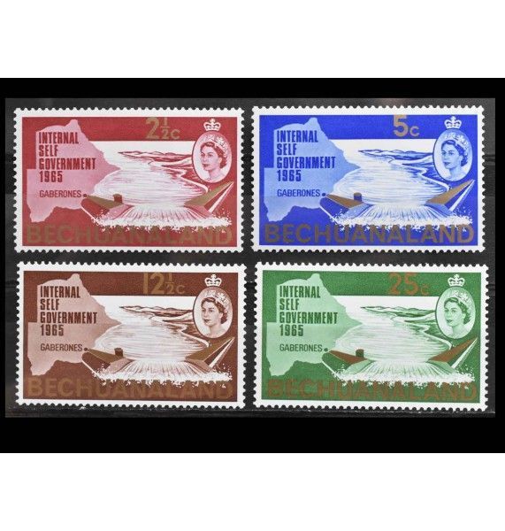 Протекторат Бечуаналенд 1965 г. "Самоуправление"