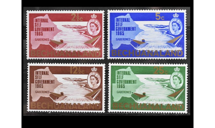 Протекторат Бечуаналенд 1965 г. "Самоуправление"