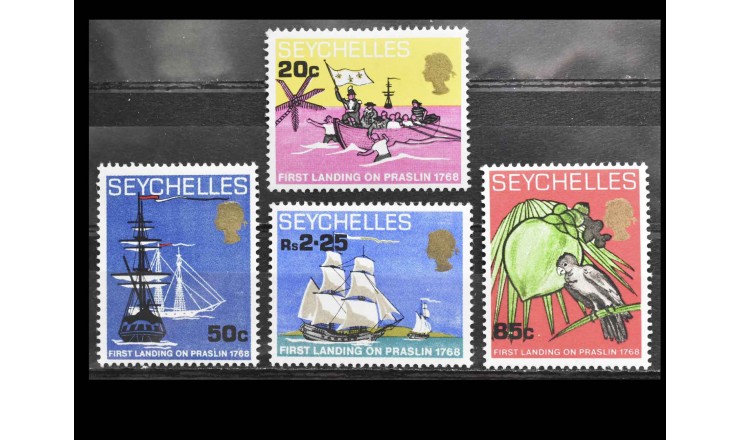 Сейшельские Острова 1968 г. "200 лет высадки на остров Праслин"