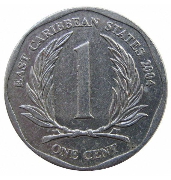 Восточно-Карибские штаты 1 цент 2004 г.