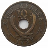 Британская Восточная Африка 10 центов 1927 г.
