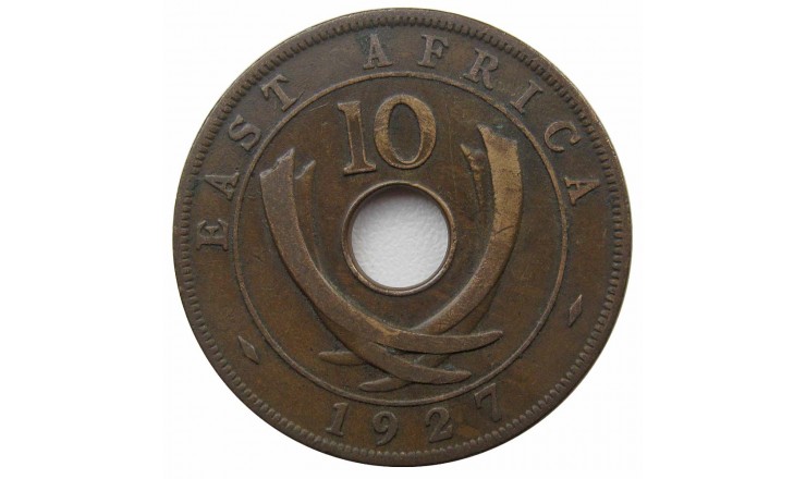 Британская Восточная Африка 10 центов 1927 г. Британская Восточная Африка 10 центов 1927 г.