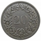 Швейцария 20 раппен 1894 г.