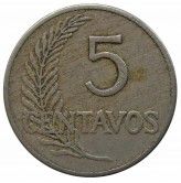 Перу 5 сентаво 1919 г.