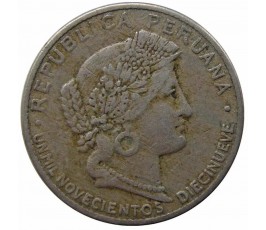 Перу 5 сентаво 1919 г.