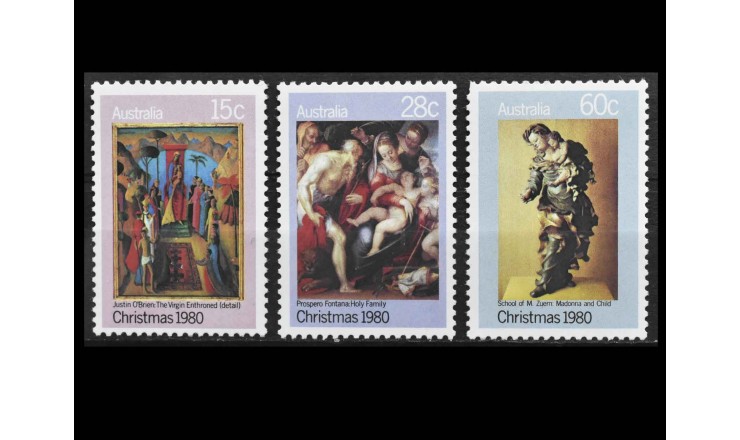 Австралия 1980 г. "Рождество"