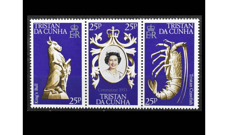Тристан-да-Кунья 1978 г. "25 лет коронации Королевы Елизаветы II"