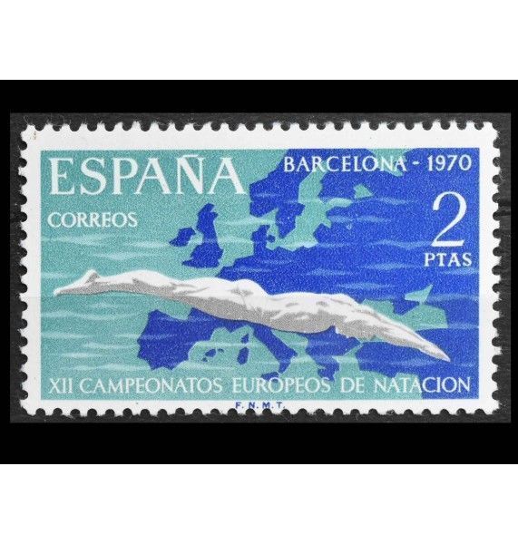 Испания 1970 г. "Чемпионат Европы по плаванию, Барселона" Испания 1970 г. "Чемпионат Европы по плаванию, Барселона"