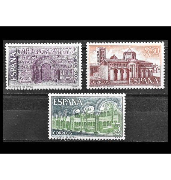 Испания 1970 г. "Монастырь Санта-Мария-де-Риполь" Испания 1970 г. "Монастырь Санта-Мария-де-Риполь"