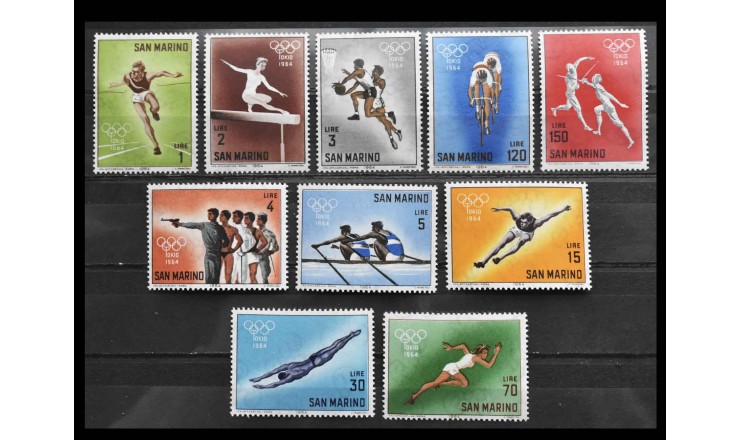 Сан-Марино 1964 г. "Летние Олимпийские игры, Токио" 