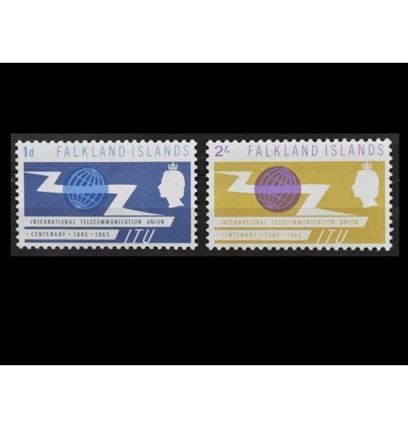 Фолклендские острова 1965 г. "Международный союз электросвязи"