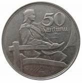 Латвия 50 сантимов 1922 г.
