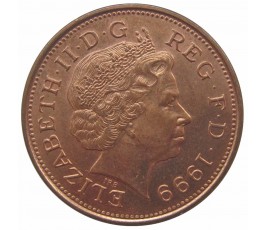 Великобритания 2 пенса 1999 г. Великобритания 2 пенса 1999 г.