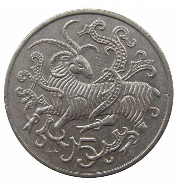 Остров Мэн 5 пенсов 1981 г. AA